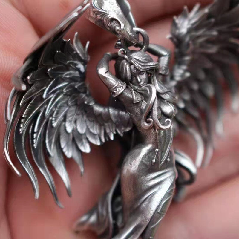 Fashion Jewelry Devil angel Pendant Angel wings Lovers Men women Necklace 1PC