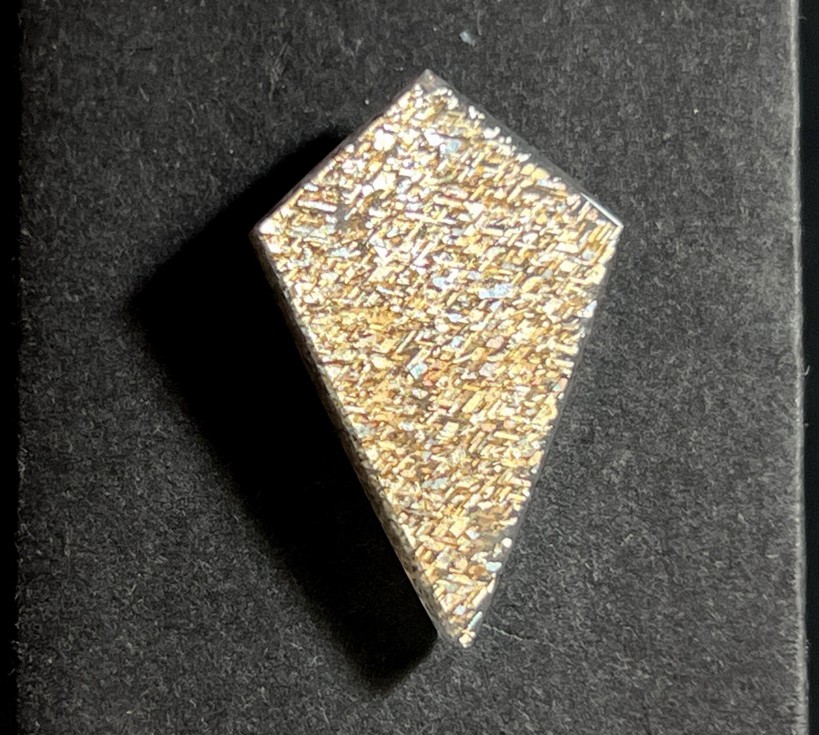 11ct 25.8mm Both sides Beautiful Polished Rainbow Lattice Sunstone