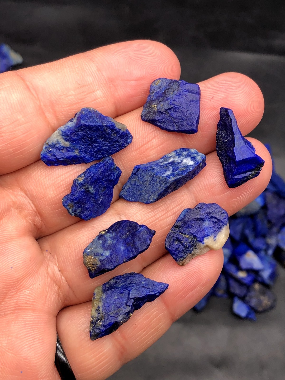 Natural Lapis Lazuli Raw Rough Mine Stone w/Pyrite Chakra Healing 14grams M476.4