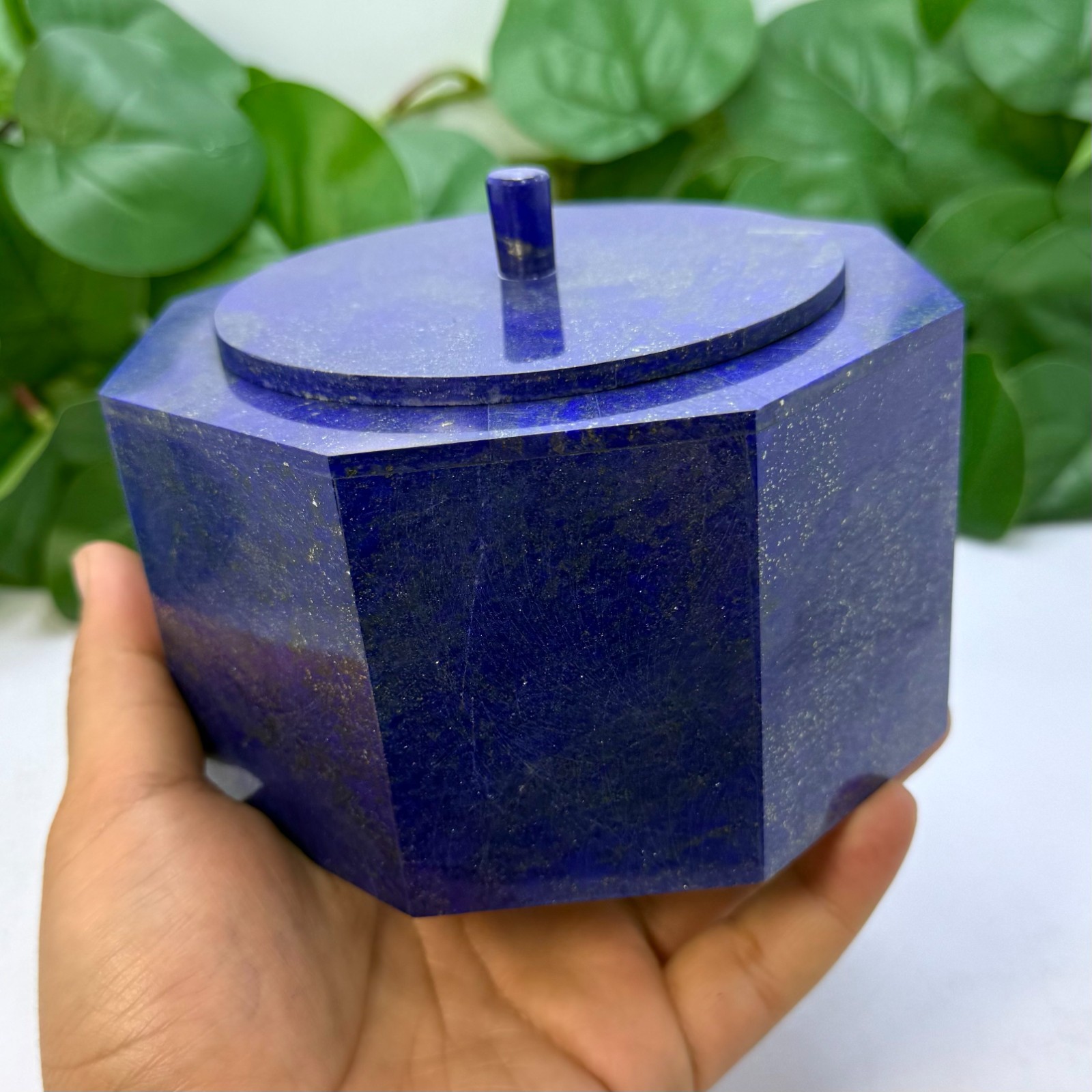 Lapis Lazuli 8 Sides Box, Lapis Box, Lapis Lazuli Box, Lapis Jewelry Box, Lapis
