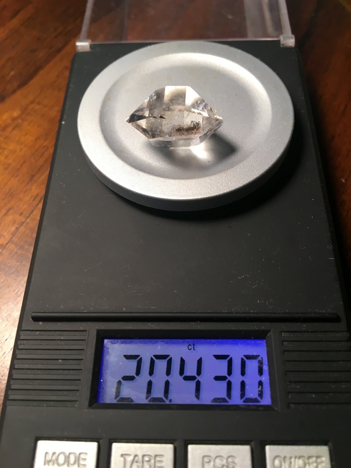 Herkimer NY diamond MEDIUM 20.42 ct 20mm X 17mm Collectors grade! AA