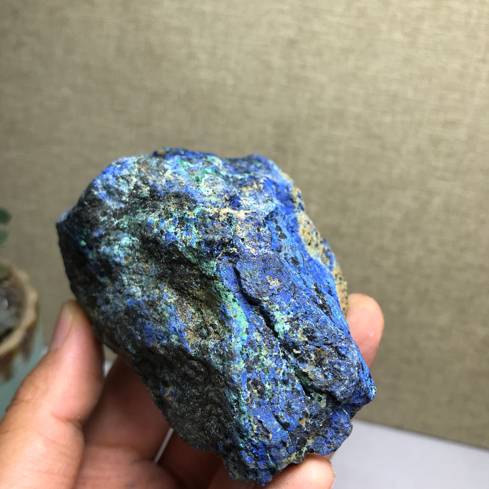 278g Natural Azurite Malachite gemstone Rough original Crystal Specimen A4872