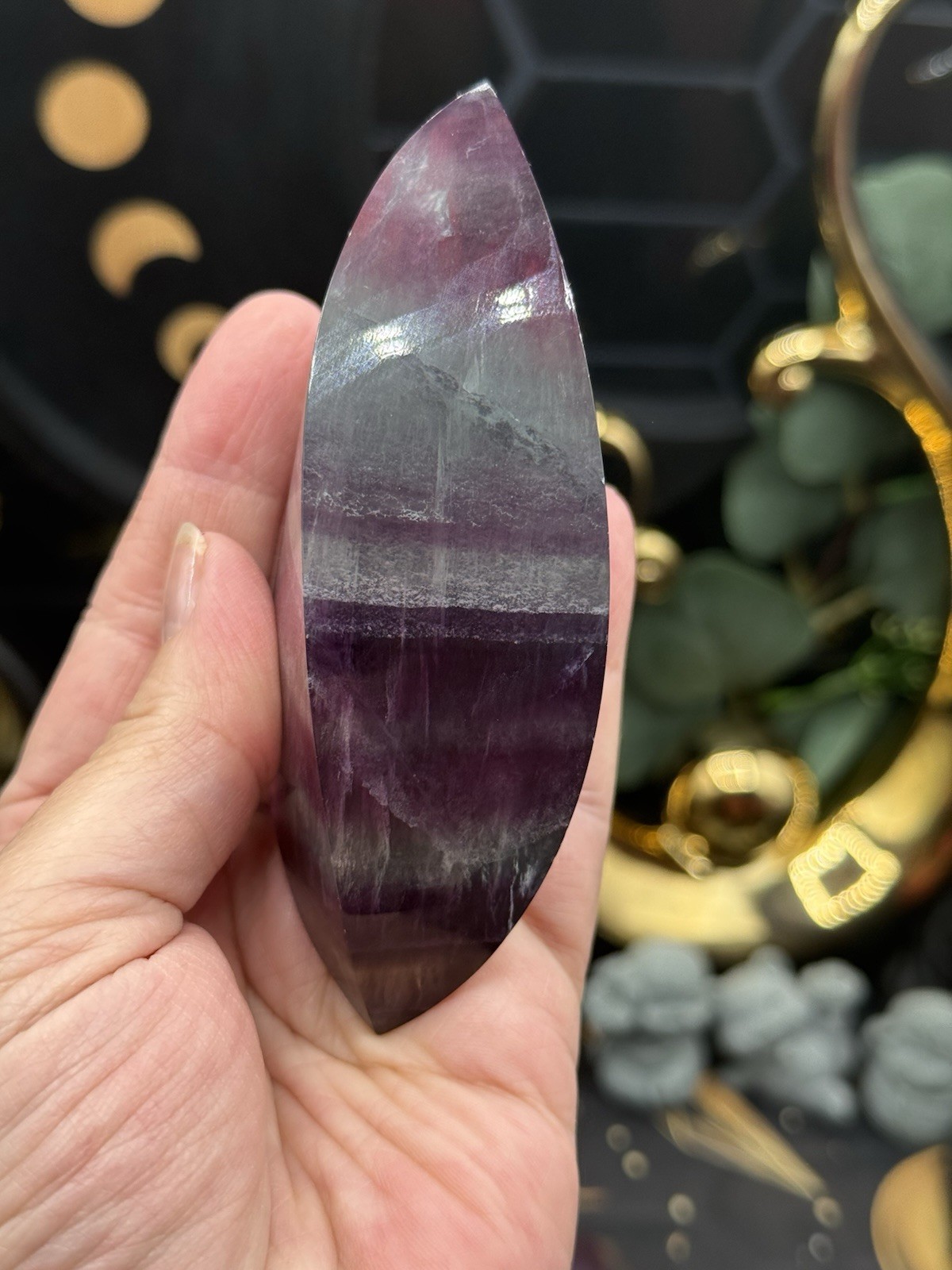 Natural Candy Fluorite Twists Freeform Beautiful Colors Free shipping