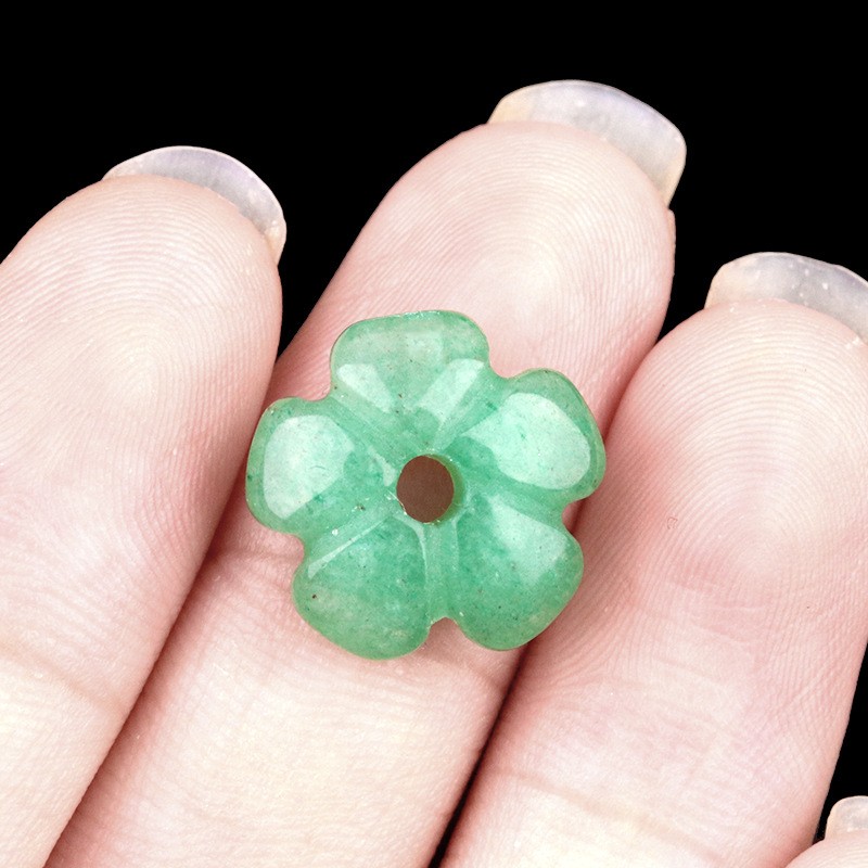 Natural Crystal Flower Beads Chakra Healing Reiki Jewelry Making Supplies