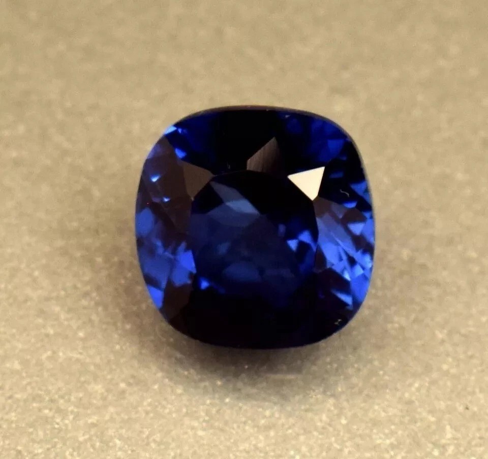 Natural Kashmir Blue Sapphire 12.25 Ct Cushion Cut Certified Loose Gemstone