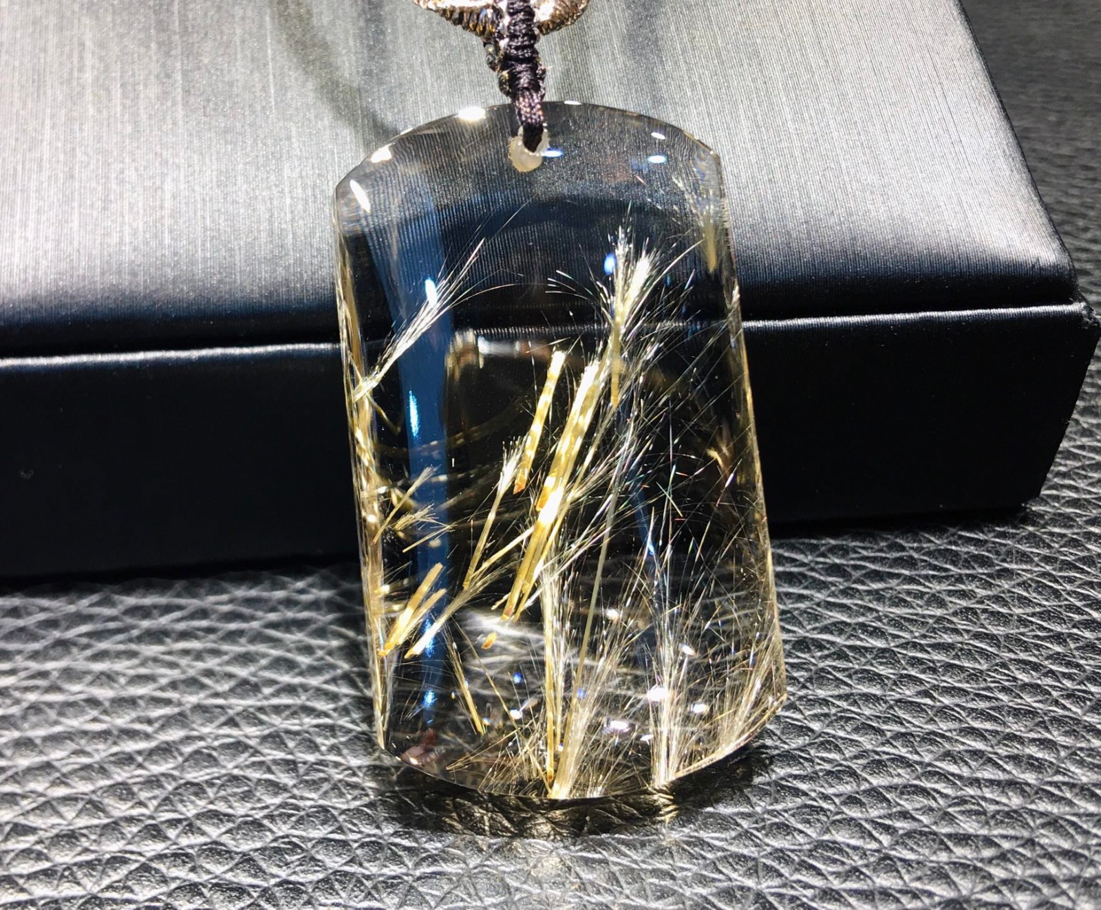 13.3G Natural Brazilian Titanium Crystal No Matter Brand Crystal Pendant