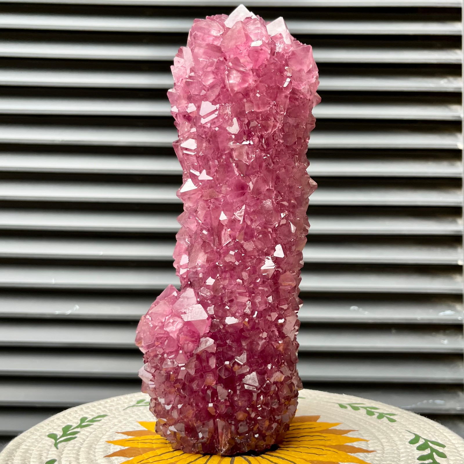 5.5 lb Alum Crystal Cluster Tower Point Mineral Specimen Decor Collectible