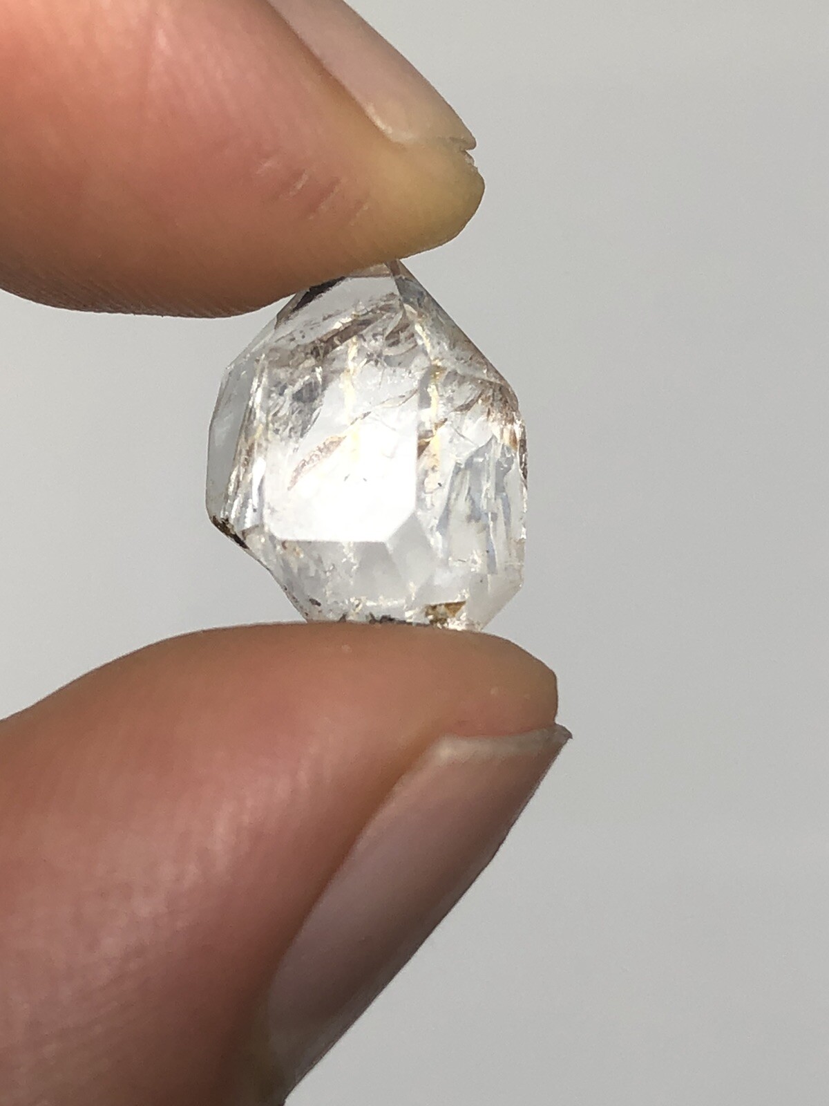 4 Piece Set Collection Herkimer Diamond Quartz 5.8g raw & Water Washed Only C1