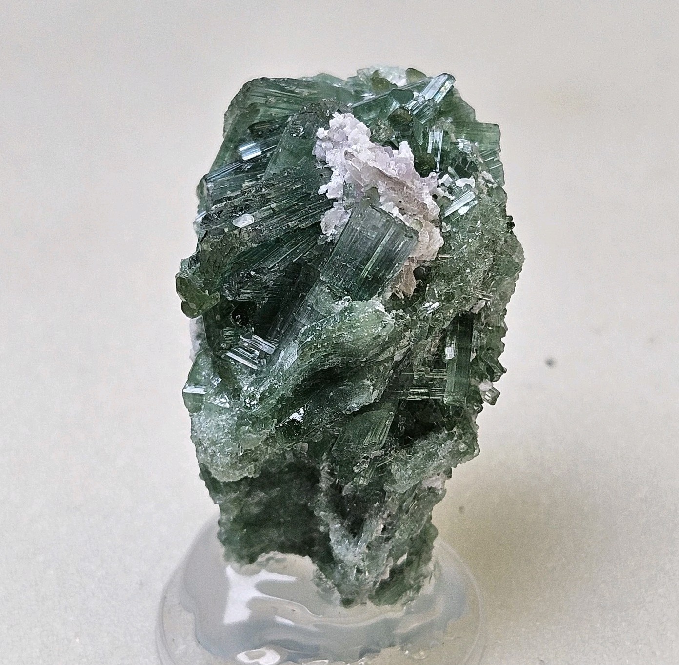 Large Natural Green Verdelite Tourmaline Cluster / Spray Specimen 150 Carats