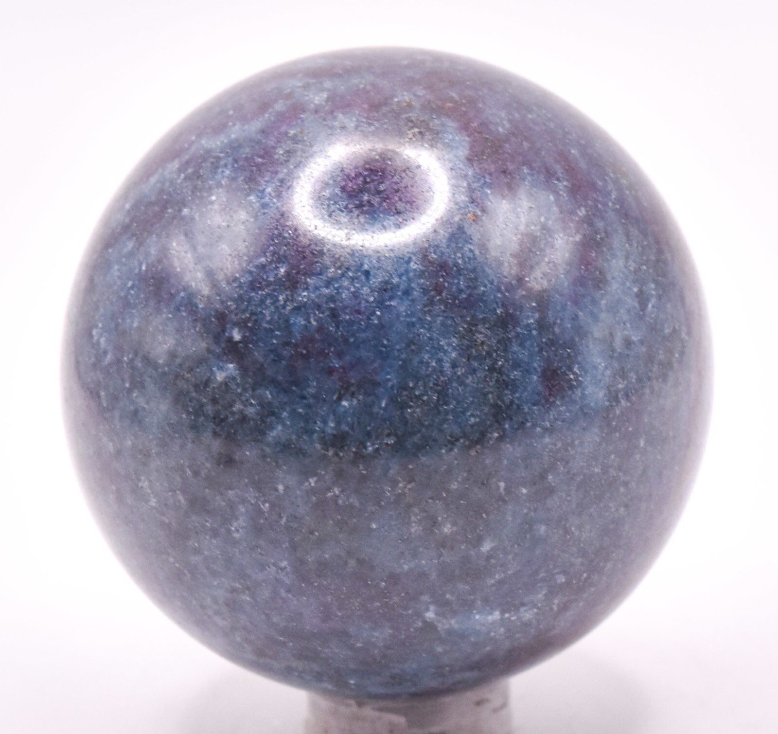 49mm Ruby Kyanite Sphere Polished Natural Gemstone Crystla Mineral Ball – India
