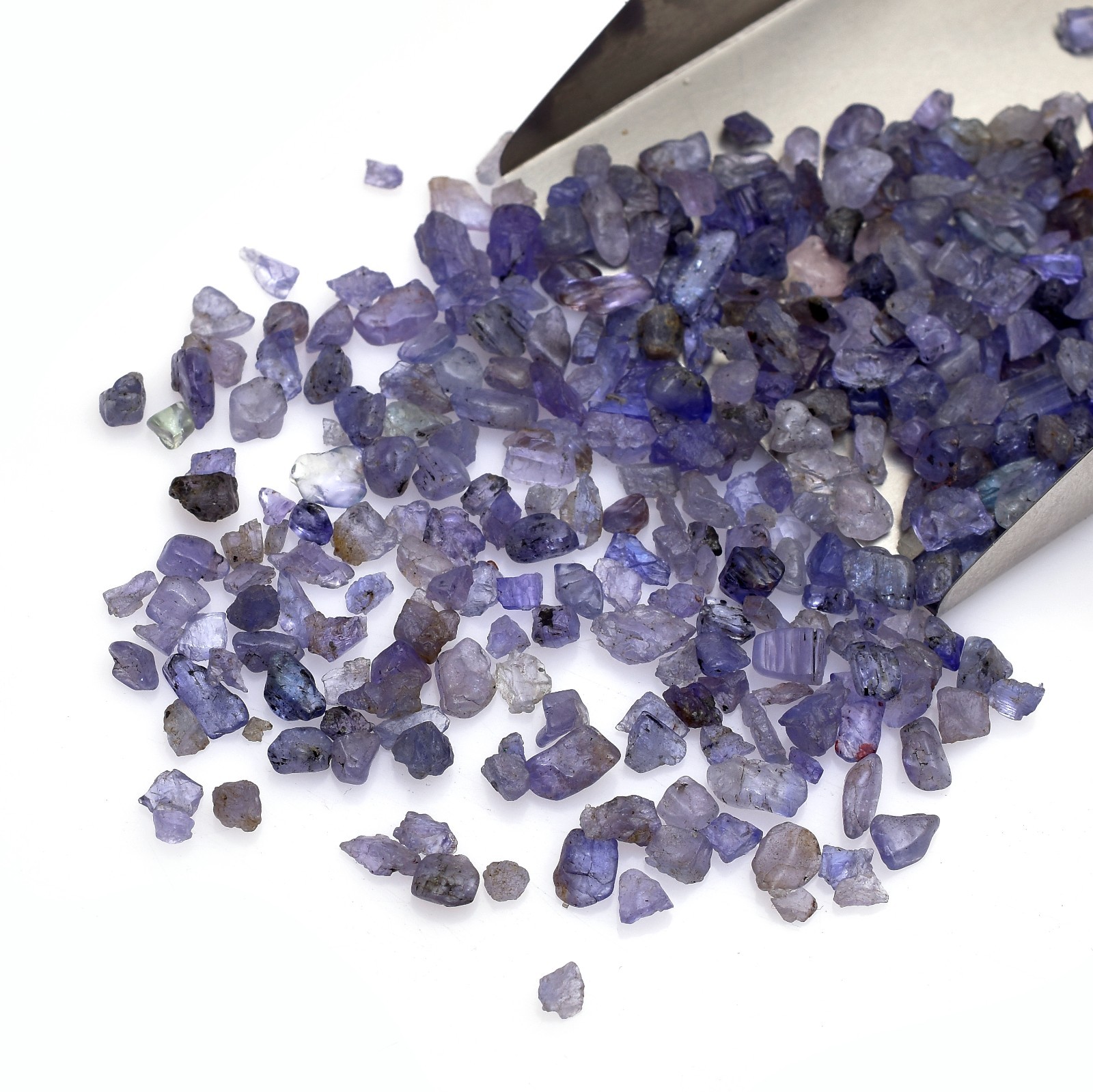50 Pcs Natural Raw Tanzanite December Birthstone Jewelry Making TZ Rough