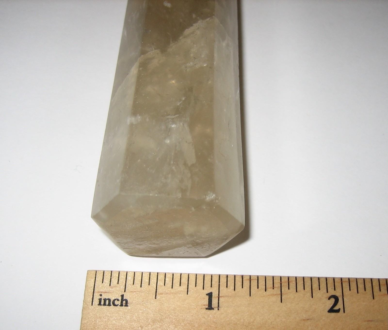 4.6″ x 1″-1.25″ POLISHED NATURAL CITRINE QUARTZ CRYSTAL STONE TOWER WAND 150g *1
