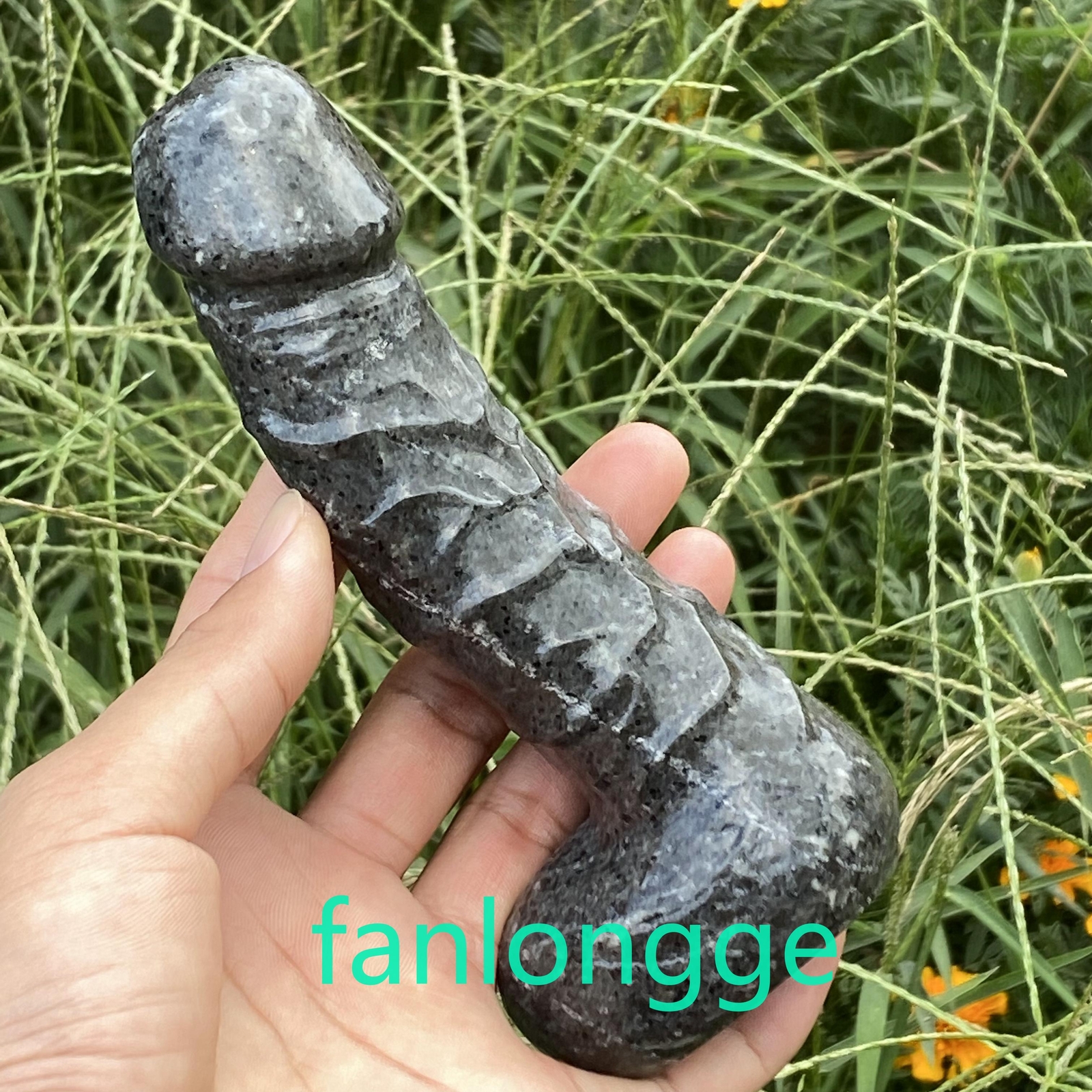6″ Wholesale Natural Yooperite male penis Quartz Crystal Carved Figurines 1pc
