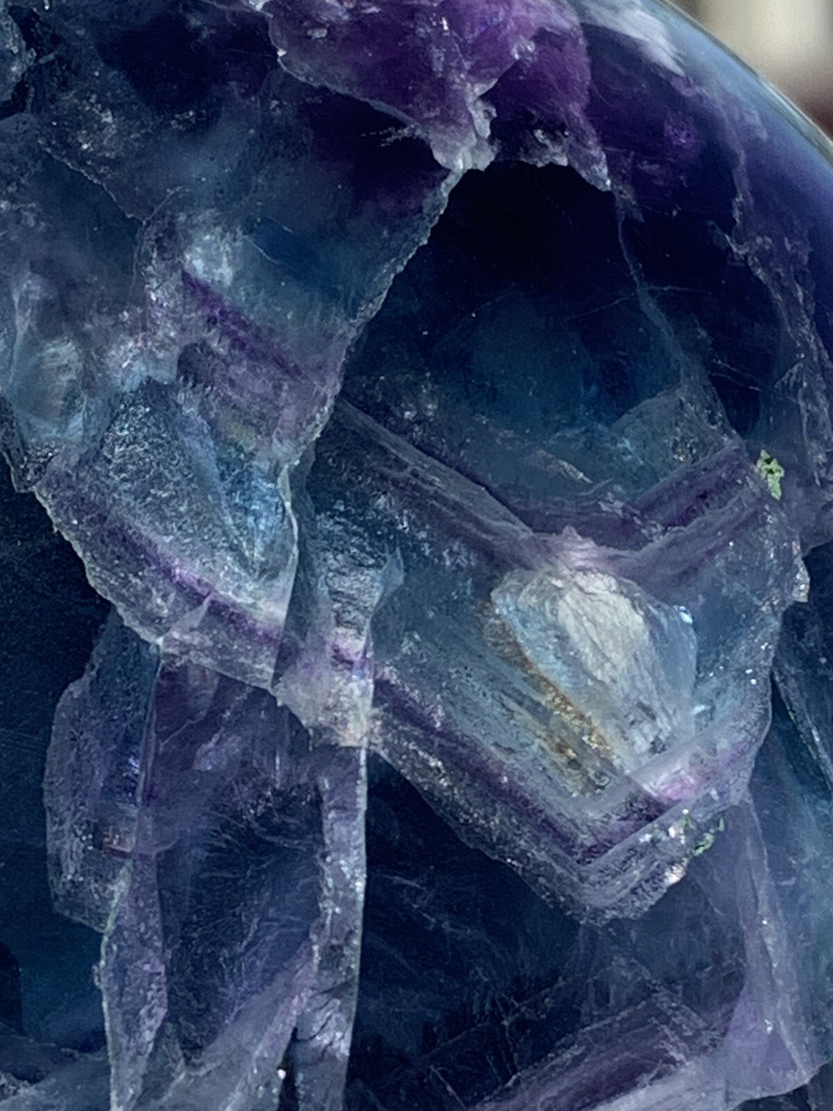 4,095g Rainbow Fluorite *HUGE* Sphere w/Stand •Over 9 Pounds *U.S. Based*