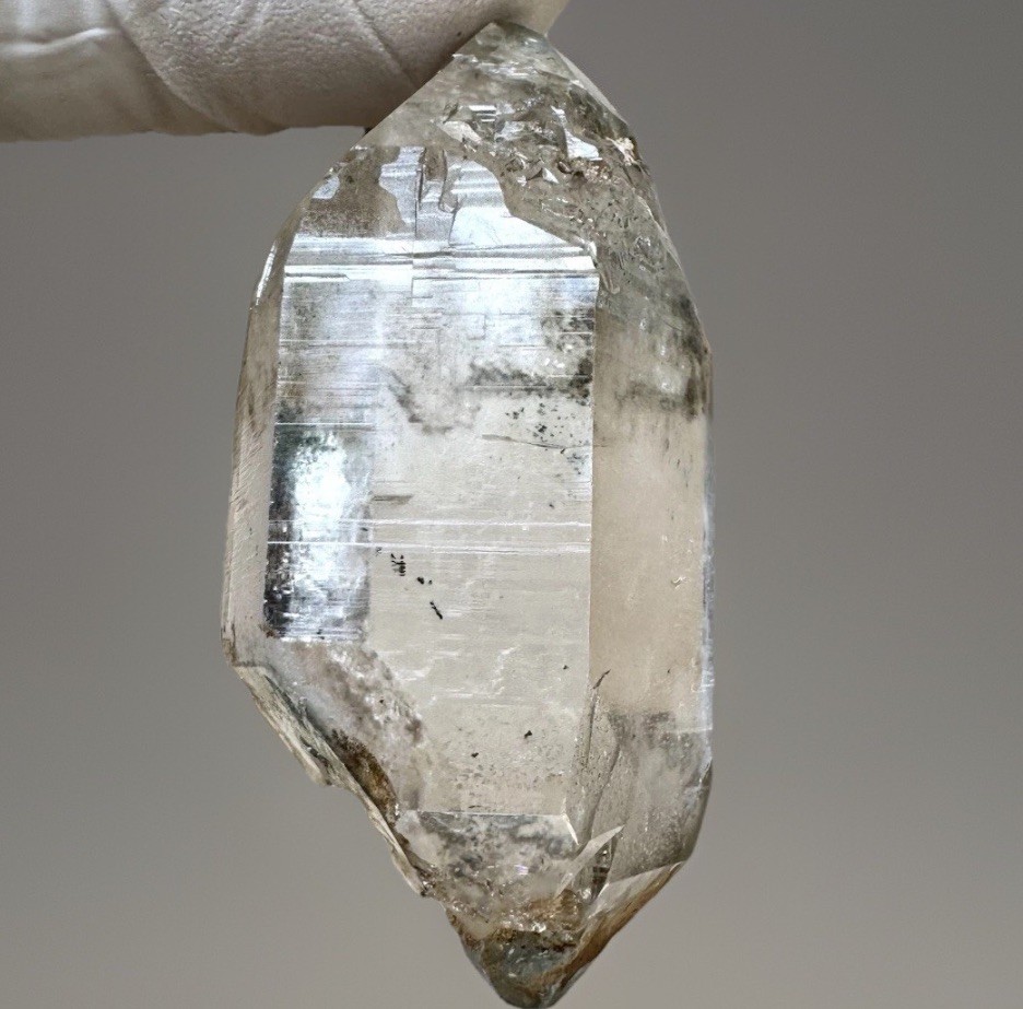 “Emerald Mist” Hashupi Himalayan Quartz Double Terminated Green Phantom Crystal