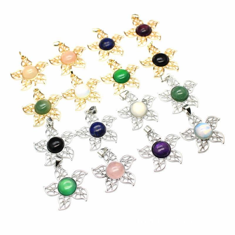 3-5PCS Personalized Fashion Accessories Ins Style Hollow Flower Pendant Crystal