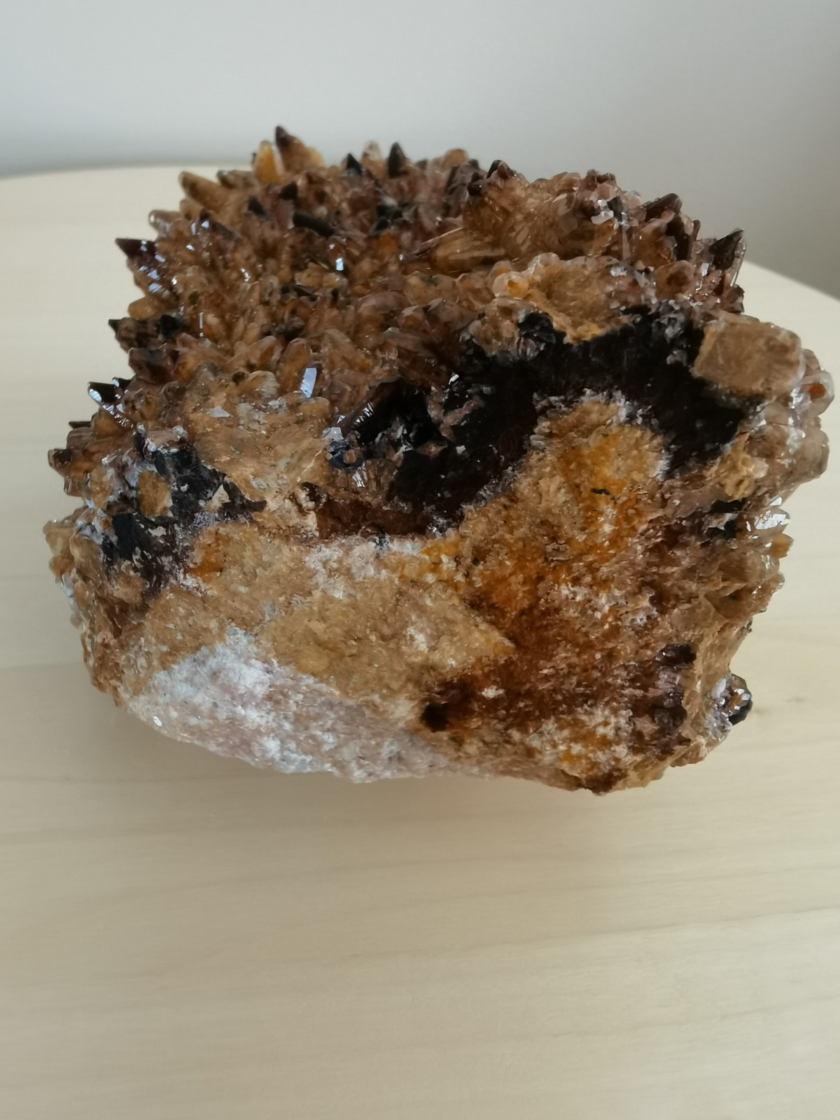 Durian Calcite Raw Specimen Natural Mineral Crystal 11x7x8cm 846g