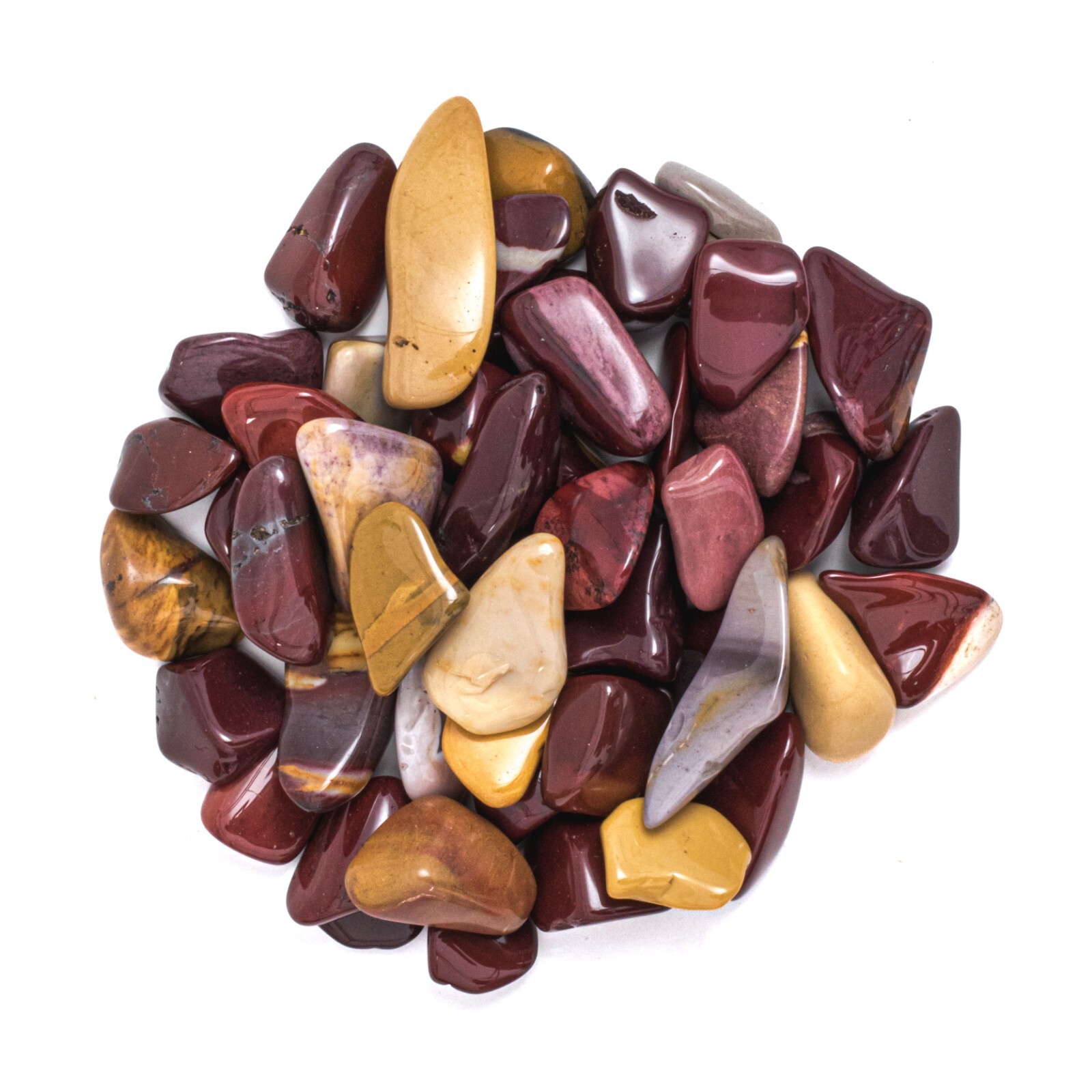1/4 lb Tumbled Mookaite Jasper Gemstone Crystal Bulk Gems Wholesale Metaphysical