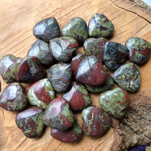 2025NEWFIND High Grade Quality 3pcs Bloodstone Home Decor Healing Gift