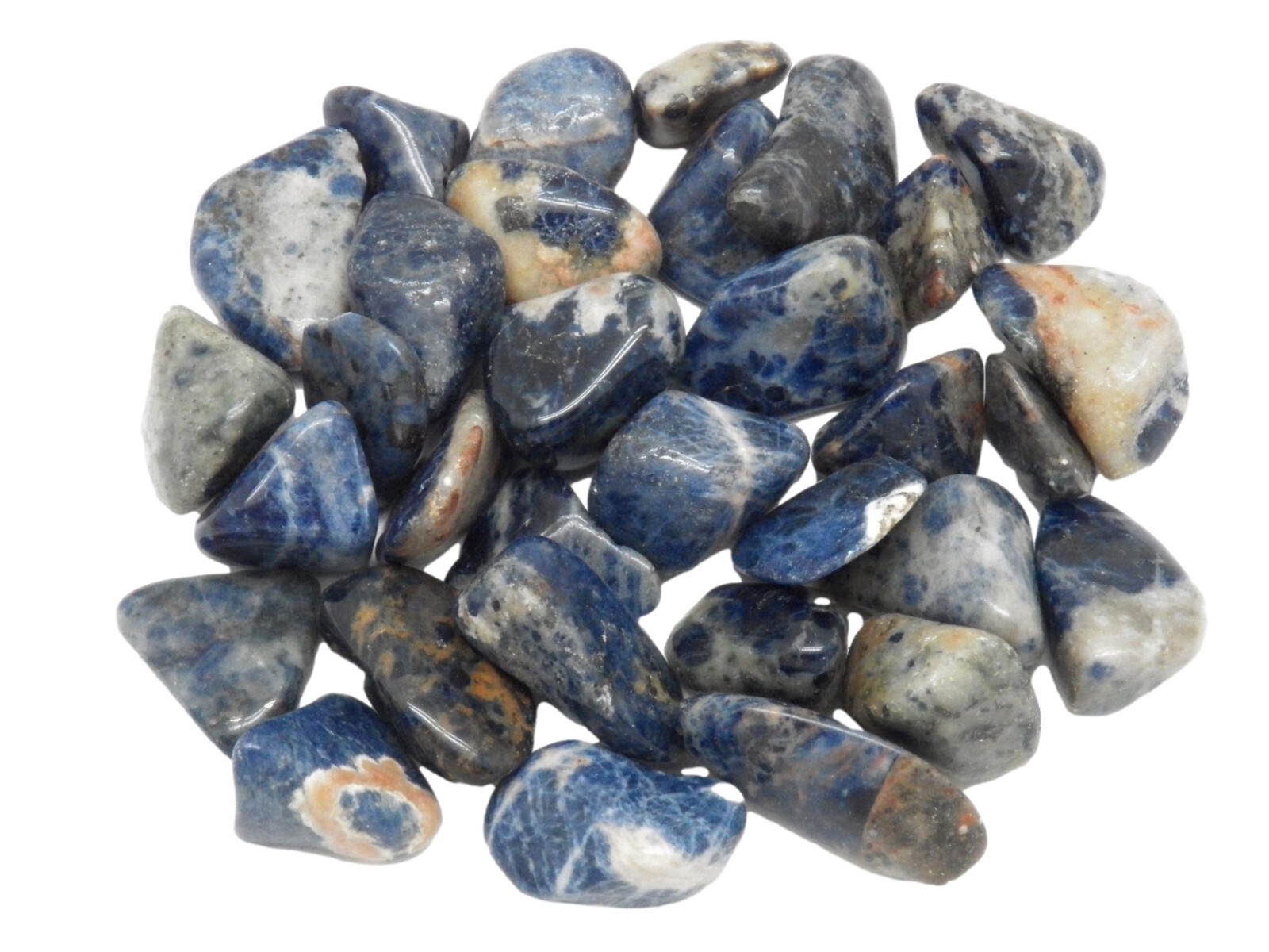 20 pc Tumbled Stones size medium Beautiful Crystal Rock