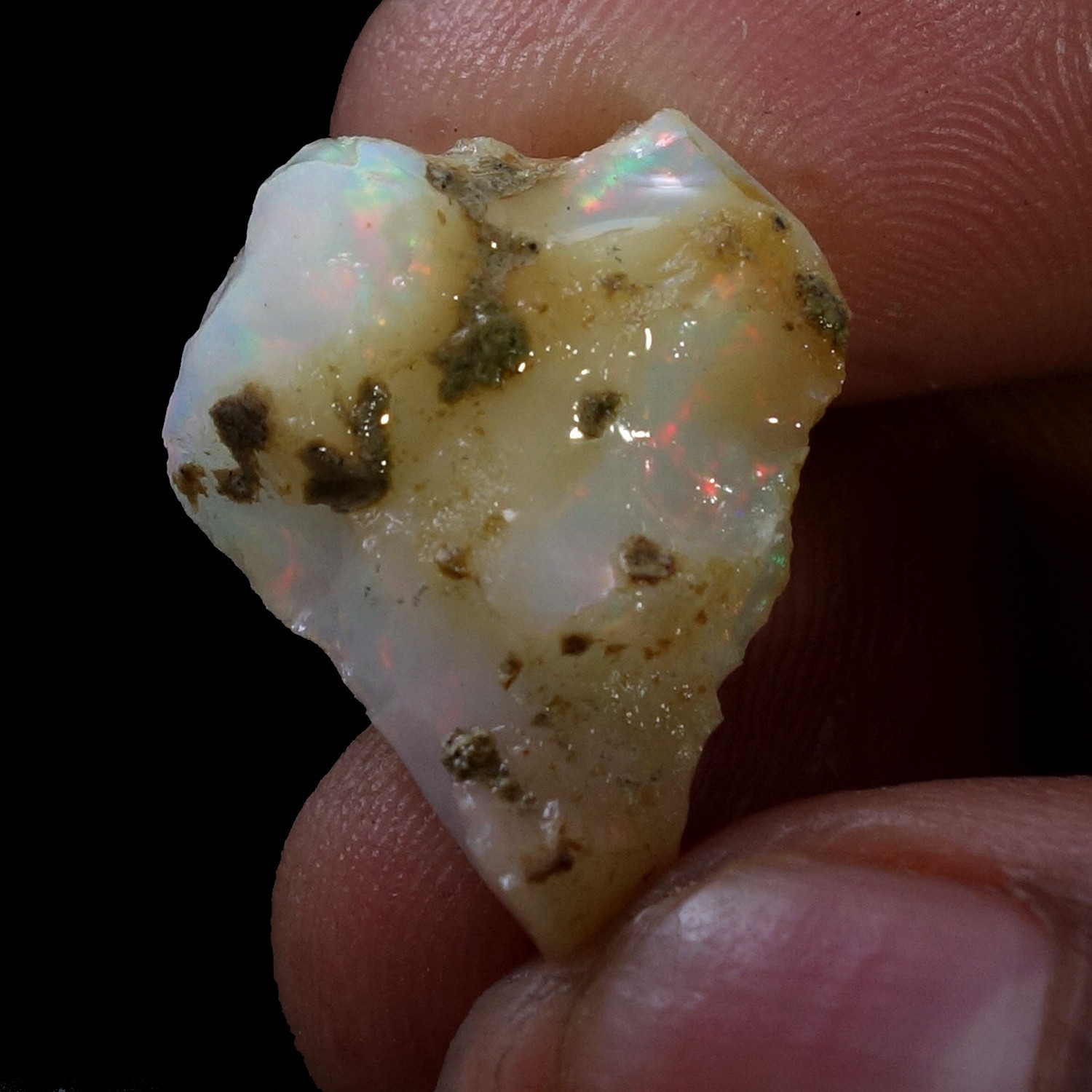 Natural Ethiopian Opal Raw Rough Rainbow Colour Multi fire High Quality Gems 11