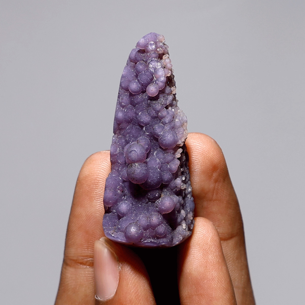 Dreamwork & Intuition— 2 PC Mystic Grape Agate Drusy Crystals— Rare Bubble Pair