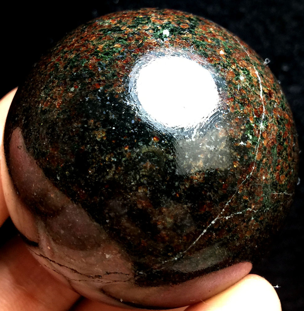 50—54mm WOW! Natural RED Garnet Crystal gemstone Polished SPHERE BALL HEALING