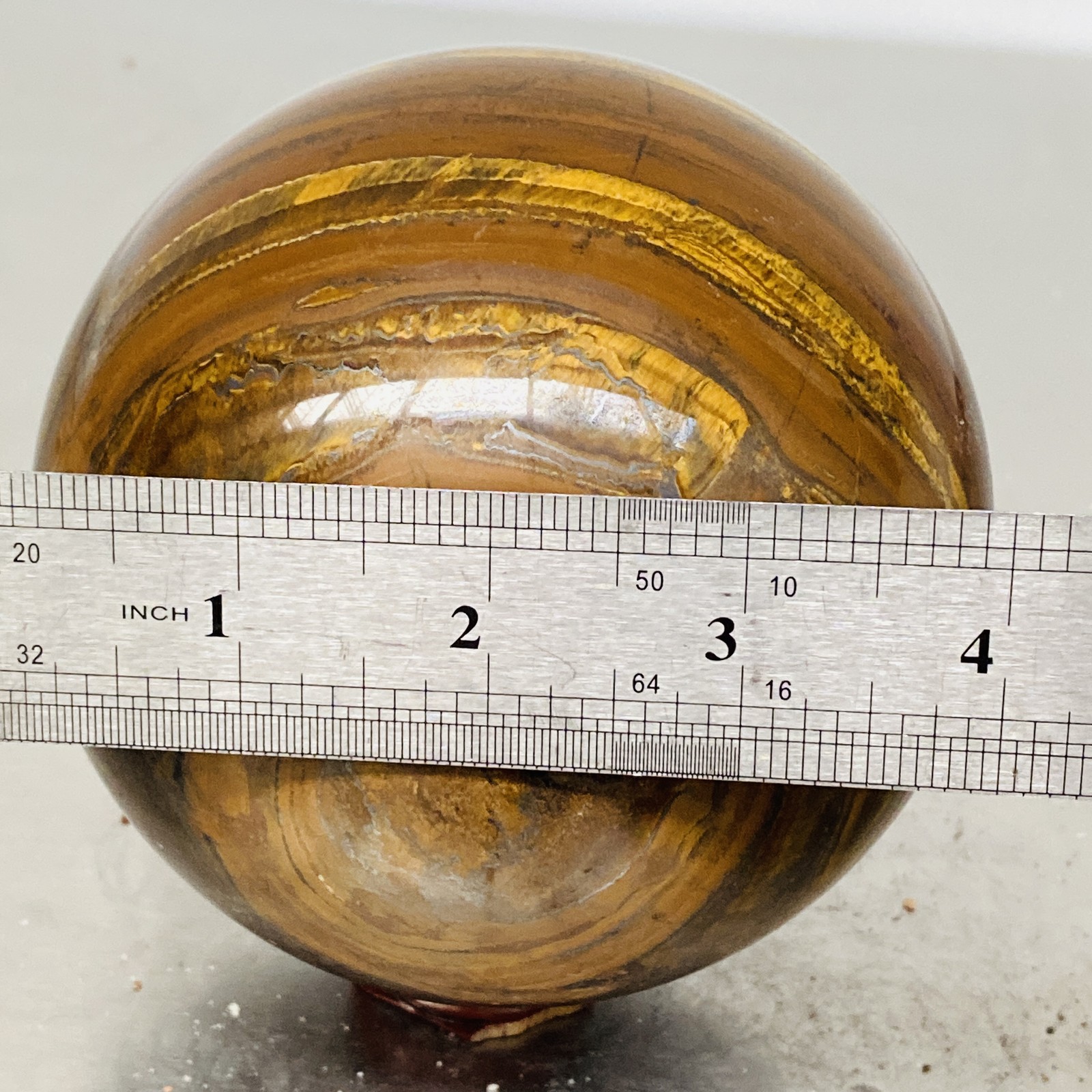 2520g Natural Tiger Eye stone ball quartz crystal ball Reiki healing