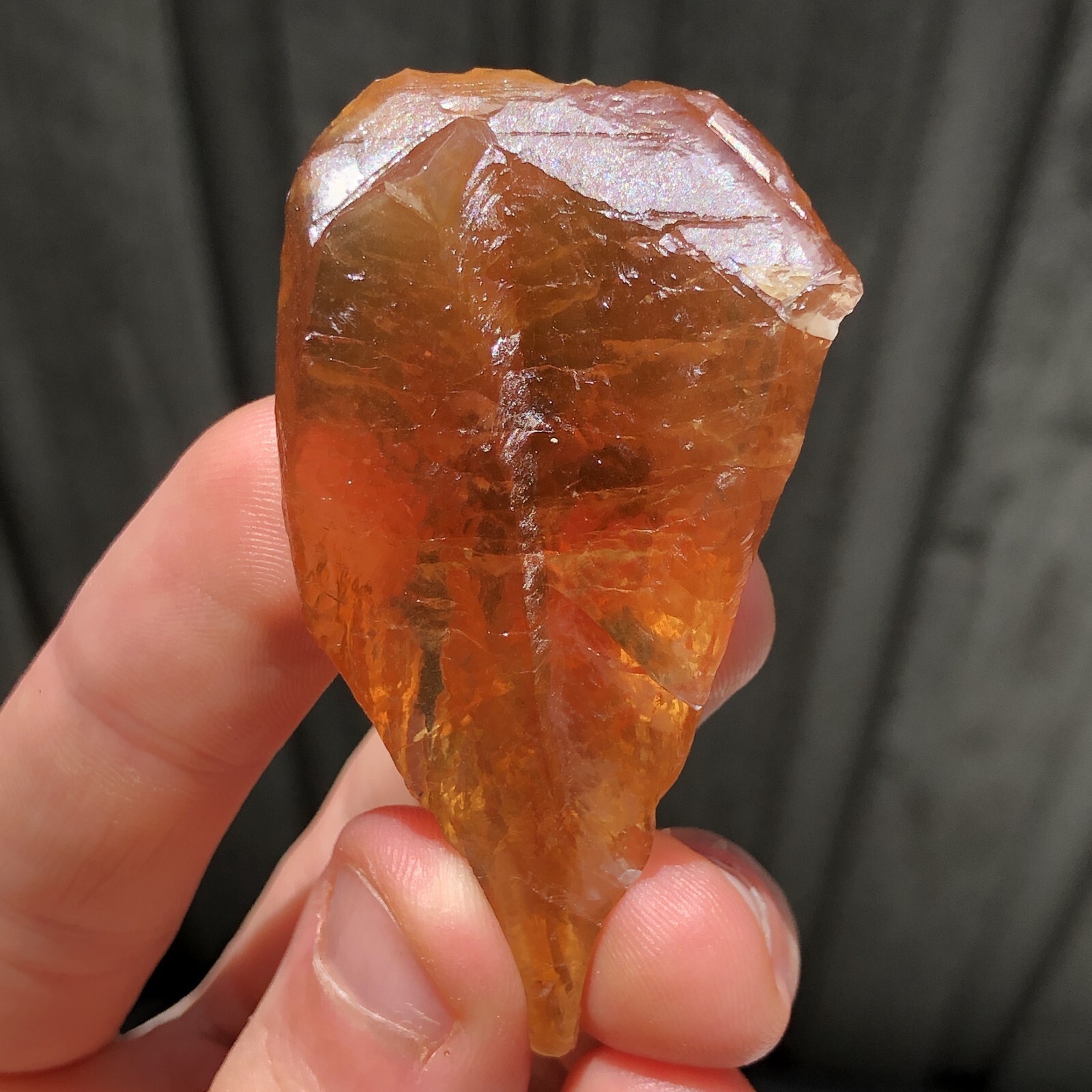 6.8cm Golden Calcite Crystal from Rancho de Ballestero, Baja California, Mexico