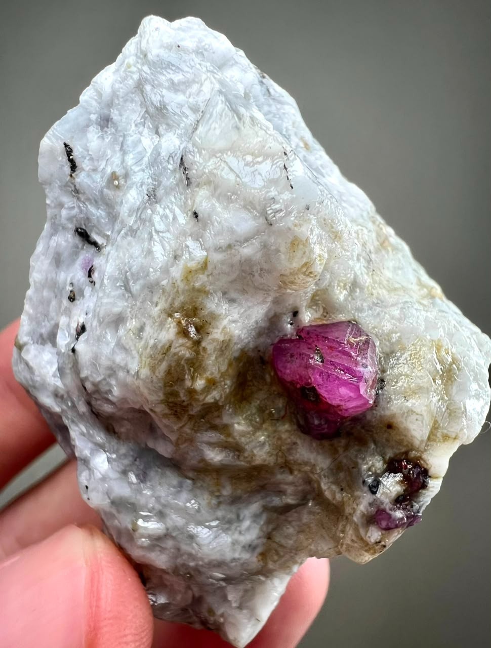 508 CT , Beautiful!!Natural Red Ruby Crystal on matrix From Jegdalek @Afg