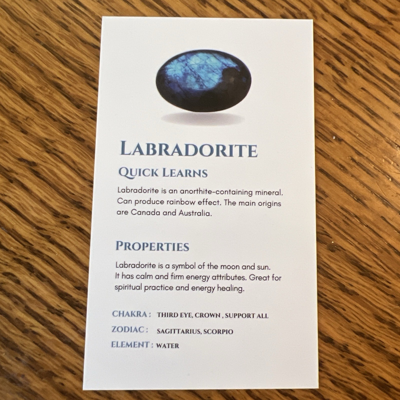 Labradorite 3.2 inch 80 mm 1 Pound 10 Ounce Large Sphere Crystal US Seller 43