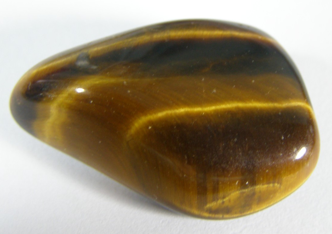 TIGER EYE TUMBLESTONE – 2.8 x 1.9 cms 9.75 gms – STRENGTH, COURAGE #5