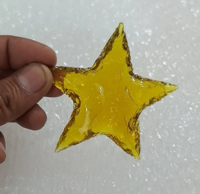 AAA Citrine Star, Natural Gemstone Crystal, Yellow Star, Perfect Gift for Her