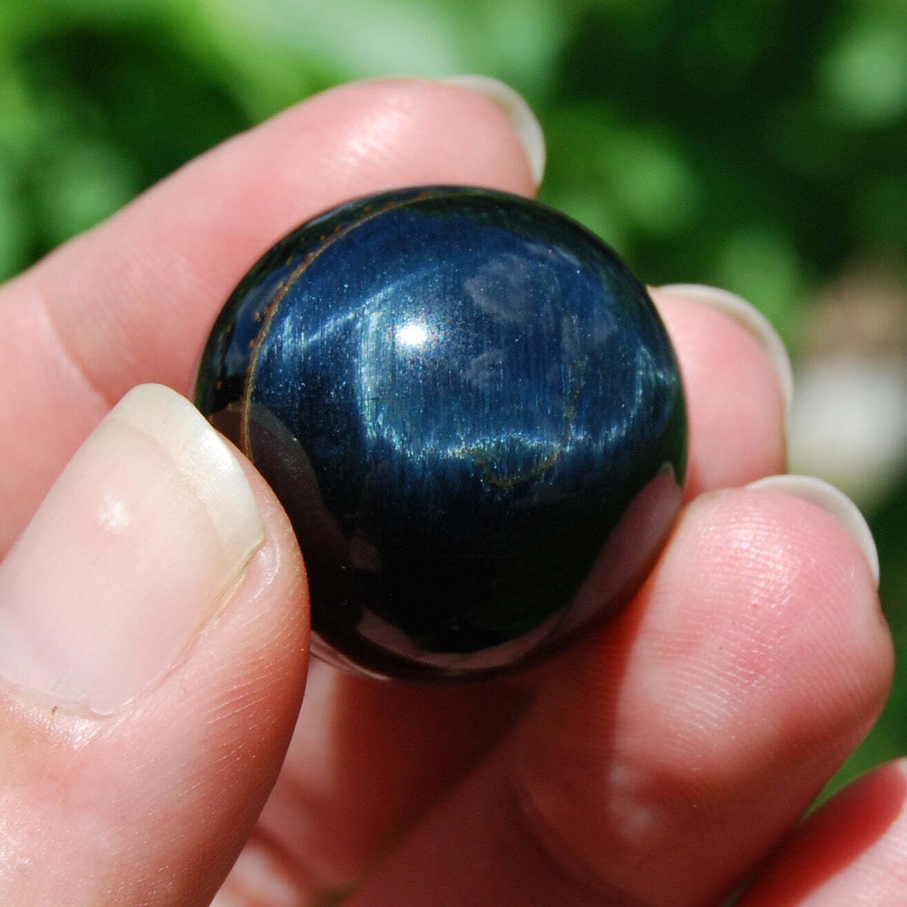 ONE Mini Blue Tiger Eye Crystal Sphere 15mm to 30mm