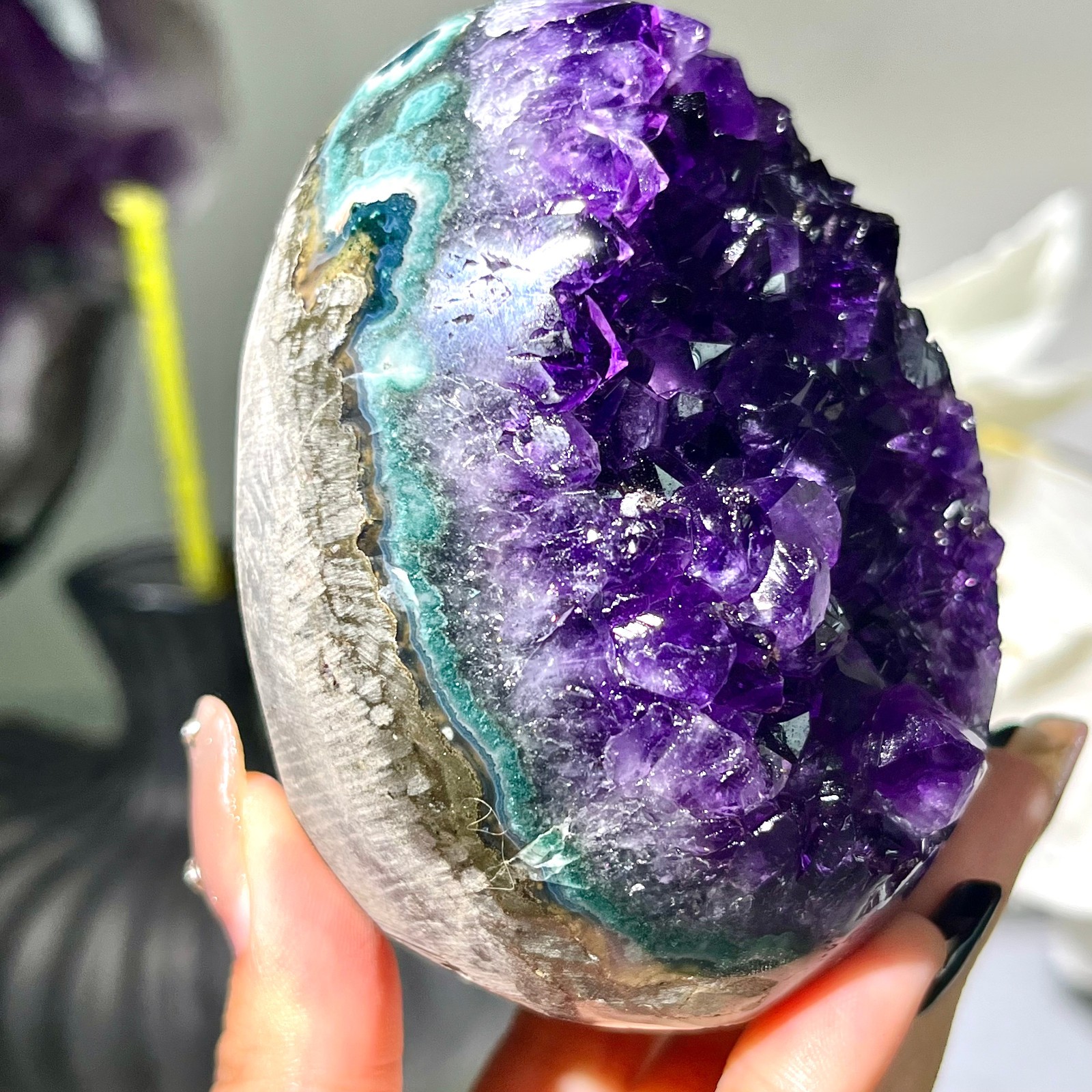 1.12LB Uruguay’s top tier amethyst natural amethyst block spiritual therapy