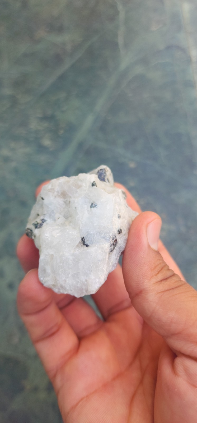 Natural AAA Full Flashy Indian Rainbow Moonstone Raw Specimen One Side Polish
