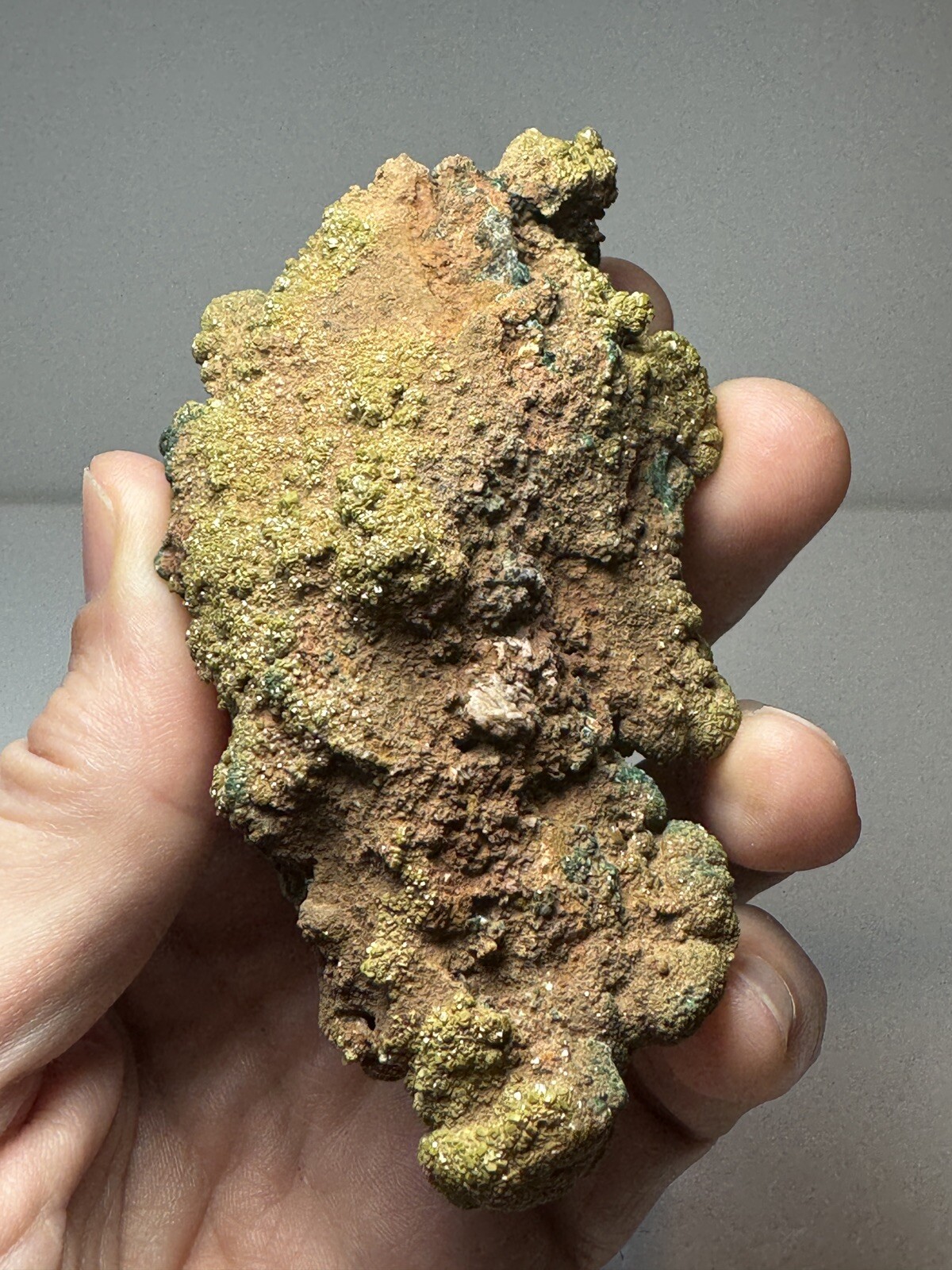 RARE Pyromorphite on Malachite Crystal – Rum Jungle Australia Mineral Specimen