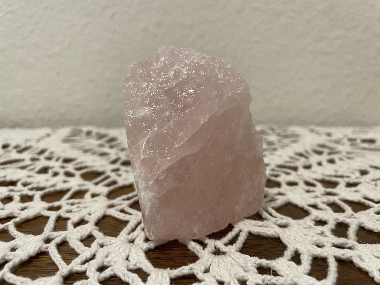 Rose Quartz “Raw” 3 X 2 1/2 Inch