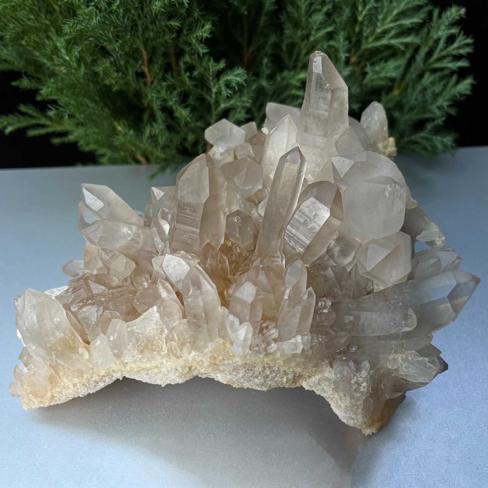 Crystal Cluster Minerals Dazzling Golden Hue Natural Himalayan Yellow Rough 2 lb