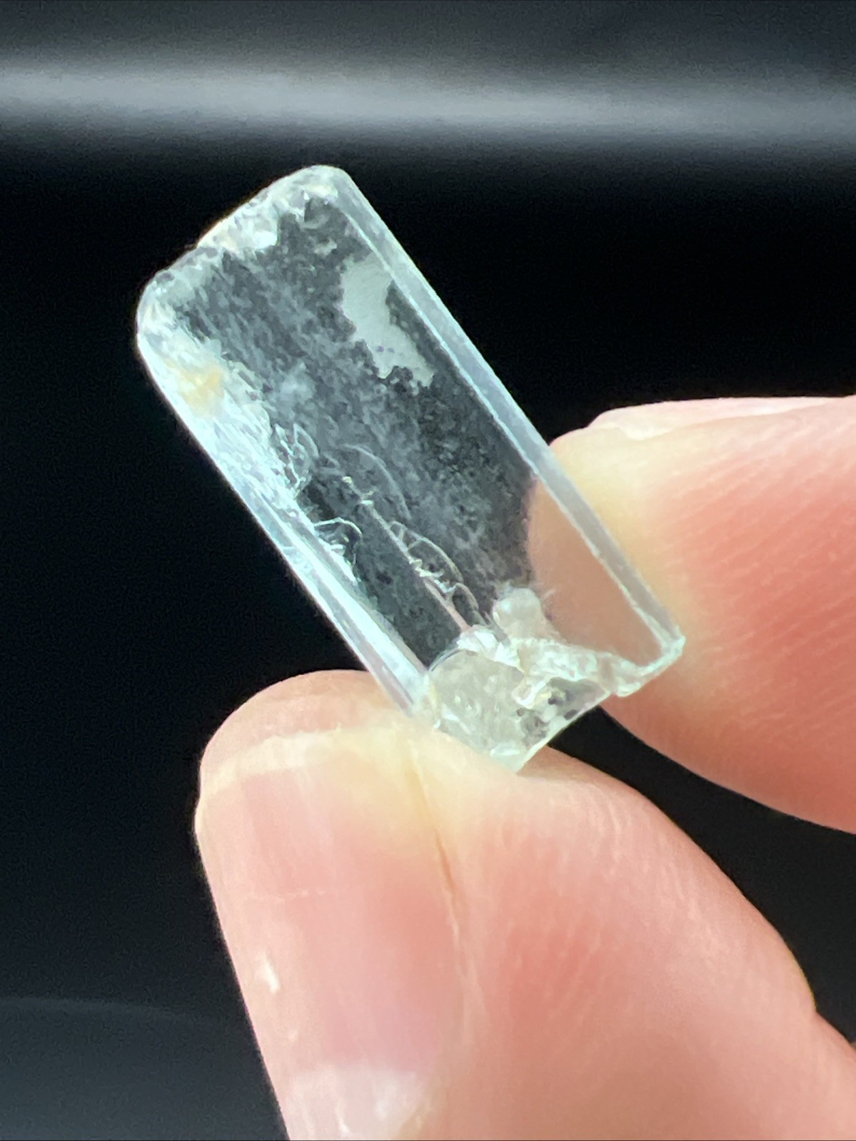 Vanadium Emerald Crystal – Nigeria Green Beryl Eye Clean Terminated -6.4ct- 1303