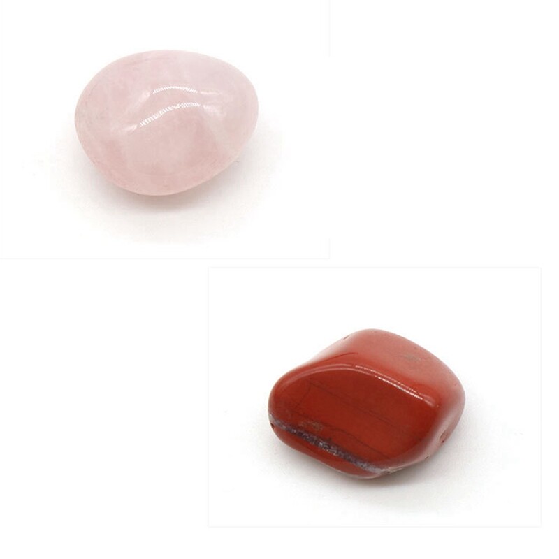 Natural 7 Chakra Quartz Colorful Crystal Gem Moon Pendant Healing Resin Decor
