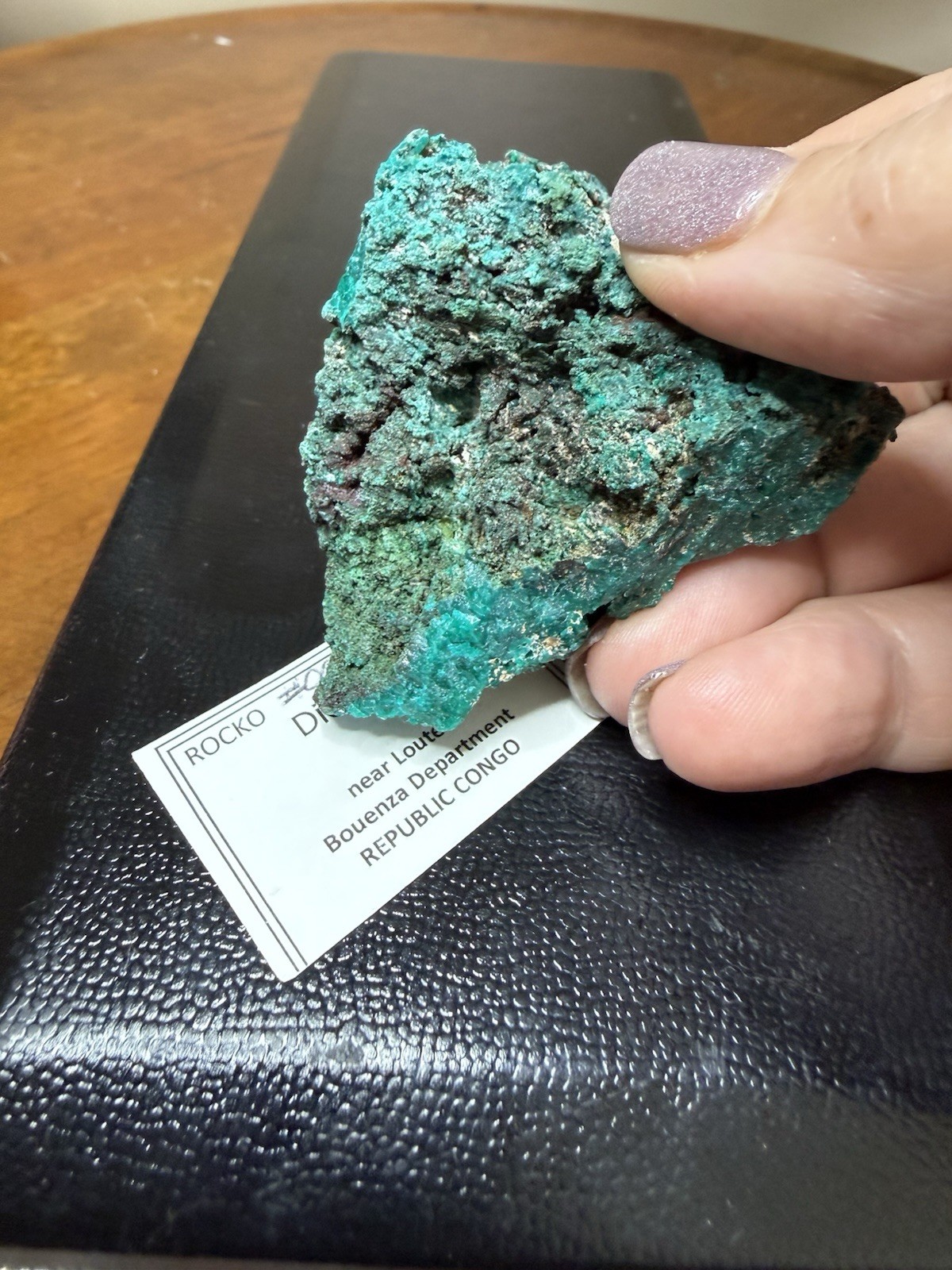 84.7g Gem Dioptase Crystal Cluster Mineral Specimen Bouenza Department, Congo