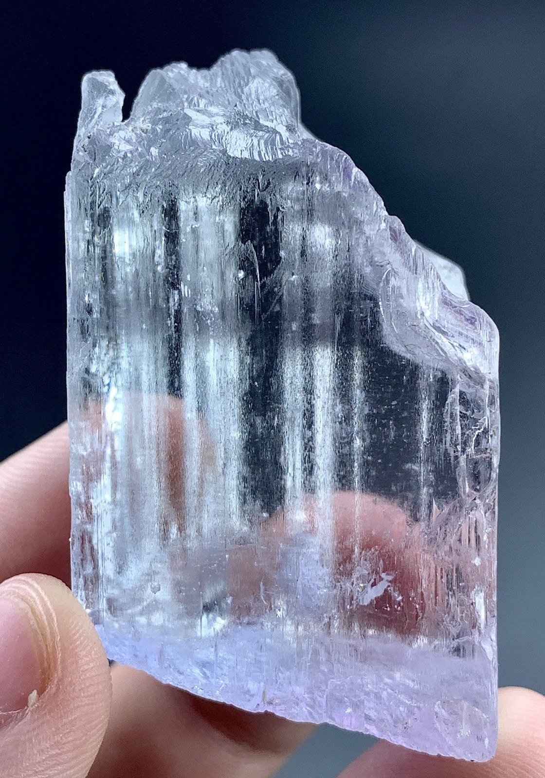 350 Carat Natural Pink Kunzite Crystal Specimen From Afghanistan