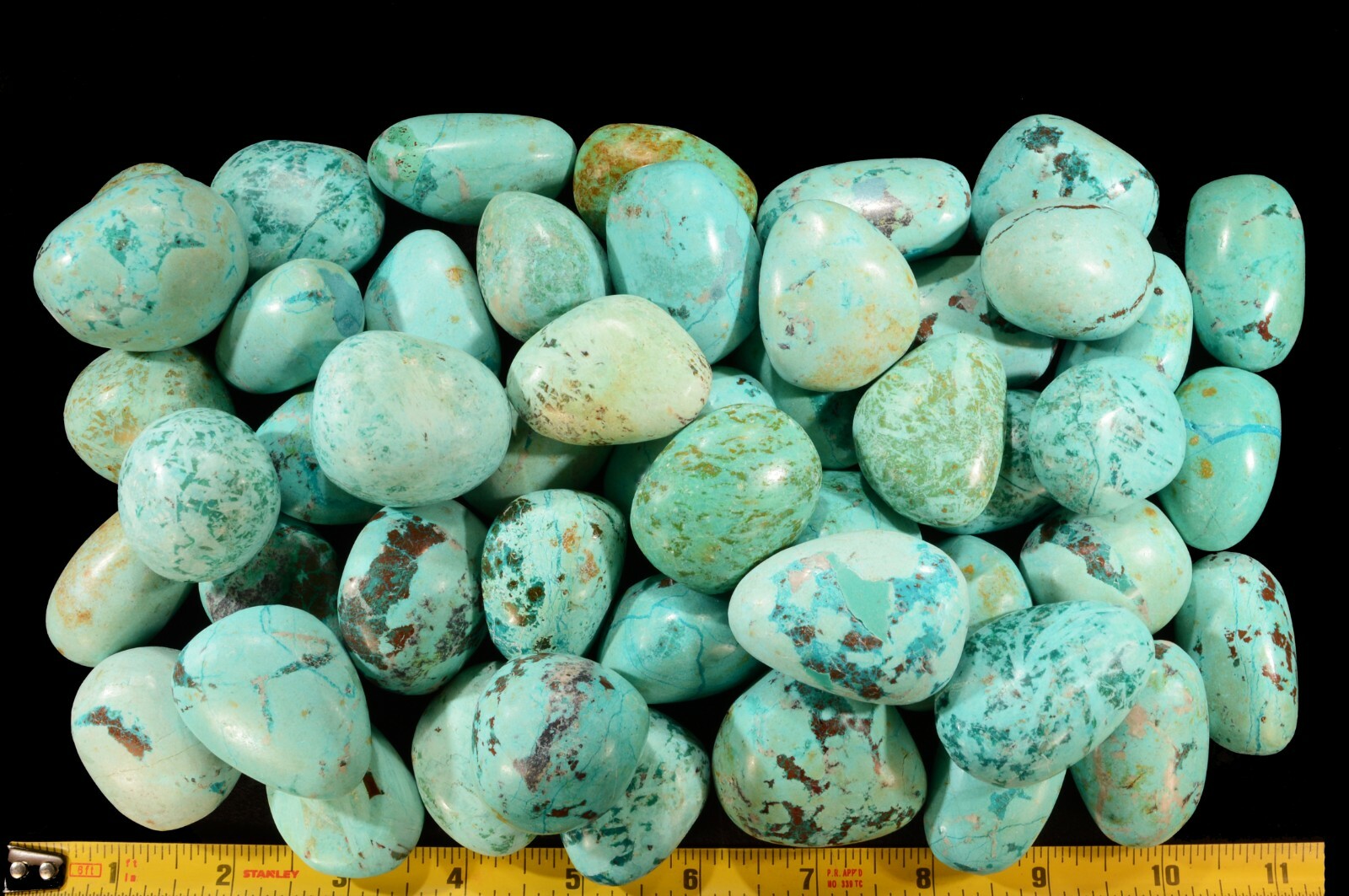 Chrysocolla 1 1/4″ Tumbled Natural Metaphysical Throat Chakra Crystal Healing