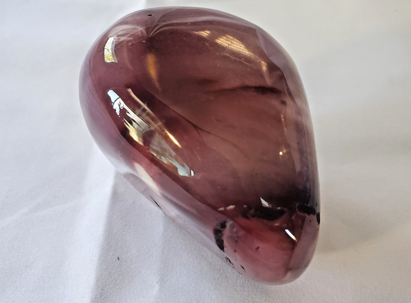 Natural Mookaite Rounded Jasper Palm Stone Australian Semi Precious Healing