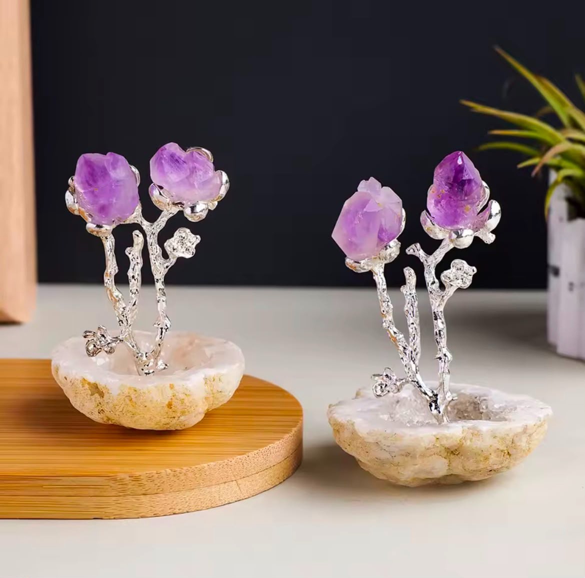 1pc Natural Amethyst Geode Crystal Cluster Healing Stone Home Decoration Gift
