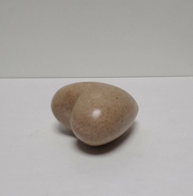 Brown Speck Soapstone Heart Shape 2″ Paper Weight Love Anniversary Birthday Gift