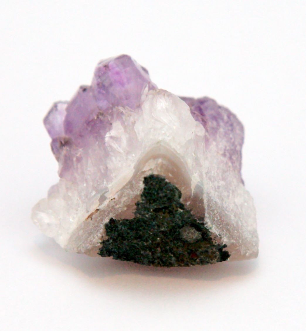 AMETHYST GEODE Section Crystal – approx 34 grams – approx 33mm x 30mm x 27mm