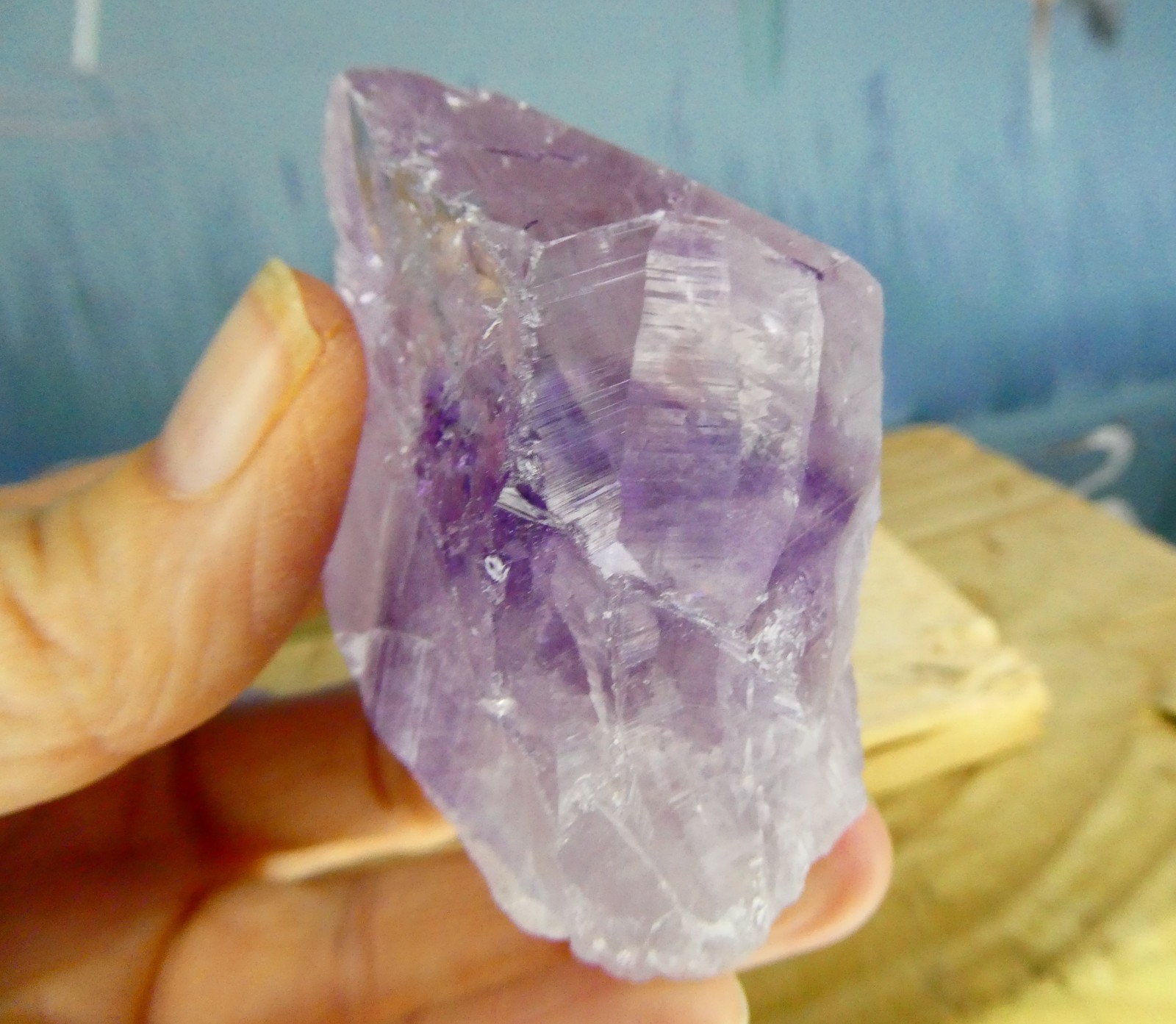 3 Amethyst Crystal Large Chunky Tips Points Weight 160g Approx 27mm – 65mm