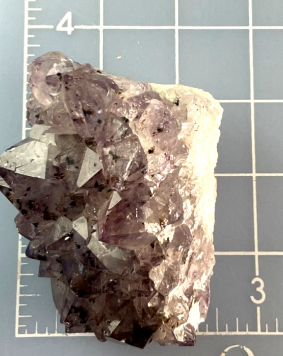 Natural Amethyst Light Cluster Purple Crystal Stone Healing Mineral Home Decor